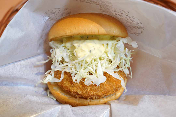 海老カツバーガー