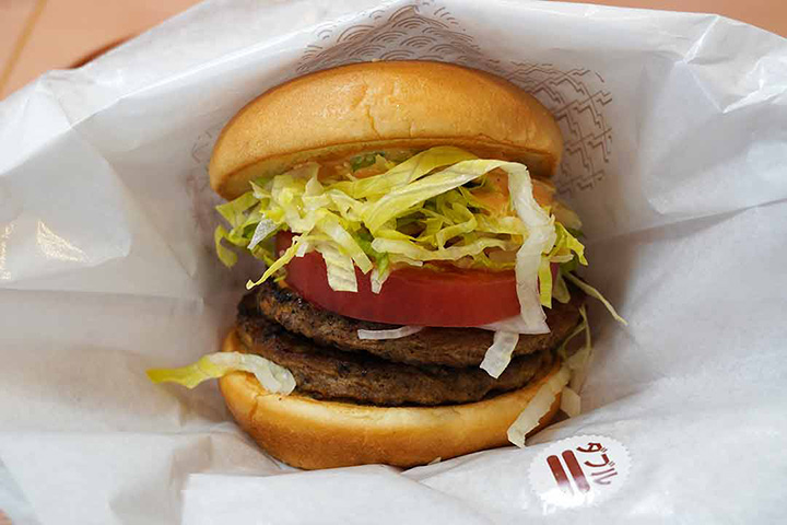 ダブルモス野菜バーガー
